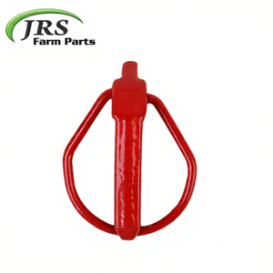 JRS Farmparts India Exportateur propose de nouveaux goupilles en acier à ressort plaqué zinc en forme de poire, pièces essentielles pour machines agricoles - Product Image 1