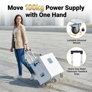 BH-16KWH Onduleur tout-en-un DC vers AC 5000W 6.2kW avec batterie LiFePO4 5kWh 15kWh, Station d'alimentation solaire mobile portable, Systèmes ESS - Product Image 6