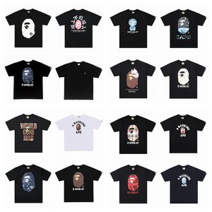 2026 新款优质重磅印花 T 恤 100% 棉奢华设计师品牌男士 T 恤 - Product Image 1