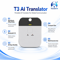 Dispositif de traduction IA T3, assistant d'enregistrement vocal, machine de traduction linguistique, résumé de réunion, outil professionnel
