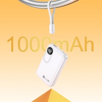 Powerbank Ultra Tipis Portabel 15w PD22.5W Pengisian Daya Magnetik Nirkabel Cepat dan Ramping 10000mah Pengisi Daya Power Bank Logo LED 10000 MAH