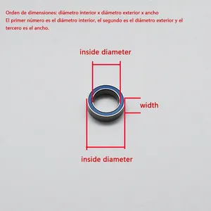 10 ชิ้น ลูกปืนยางซีลขนาดเล็ก 2x6x3 5x10x4 5x11x4 6x12x4 12x18x4 มม. ชุดลูกปืน - Product Image 6