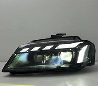 Ensemble de phares de style RS pour Audi A3 8P 2008-2012, projecteur avec clignotant séquentiel, feux de jour à LED