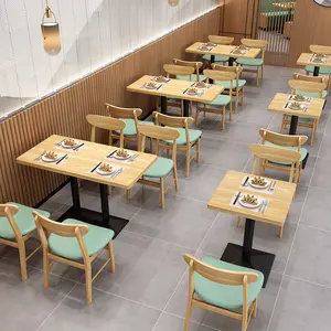 restaurant furniture set coffee shop furniture, leisure cafe, canteen table and chair set restaurant booth seating furniture