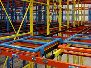 Sistema de estantería Mracking Push Back a la venta Proveedor de estanterías de paleta Push Back personalizable - Product Image 2