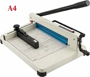 Taglierina a Ghigliottina per Carta <span class=keywords><strong>A4</strong></span> 858, Robusta Struttura in Metallo e Taglio di Alta Precisione per Stampa Professionale e Domestica - Product Image 1