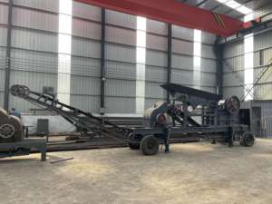 Broyeur à marteaux portatif 3-5 tonnes par broyeur d'heure, machine de concassage de roche de minerai à petite échelle - Product Image 4