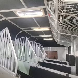 Bétail galvanisé <span class=keywords><strong>2</strong></span>/<span class=keywords><strong>3</strong></span> cheval remorque de transport - Product Image 3