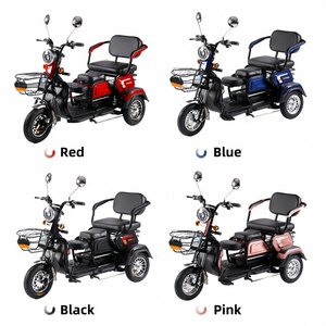 Triciclo Eléctrico para Pasajeros, Motocicleta Todoterreno, Moto de Motocross para Adultos, Motorizada, Edición Alta, 600W 48V, Nuevo Estilo, con Pedales - Product Image 6