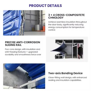 Porte Avvolgibili in Plastica <span class=keywords><strong>per</strong></span> Sicurezza Industriale, Porte Automatiche a Controllo Servo <span class=keywords><strong>per</strong></span> Celle Frigorifere, Porte Rapide in PVC - Product Image 4