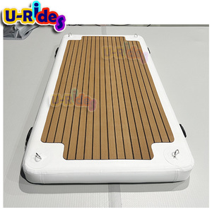 Tùy chỉnh Inflatable máy bay phản lực trượt tuyết nổi Dock nền tảng nước đi-ons vui vẻ nổi Dock cho nước vui chơi giải trí - Product Image 4