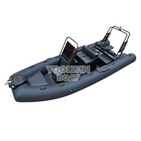 Yacht Tender et Dinghy Yoolwin SP580 à coque en aluminium robuste, bateau pneumatique RIB pour sports nautiques à vendre