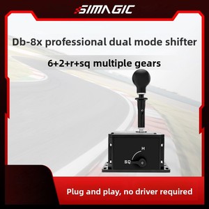 8SIMAGIC Speed Magic <span class=keywords><strong>DS</strong></span>-8X Volante de Juego con Compatibilidad Universal, Simulador Manual, Bloque de Secuencia de Cambios <span class=keywords><strong>H</strong></span>, Modo Dual - Product Image 2