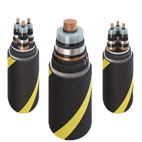IEC Standard 26/35KV Marine XLPE PVC/PE Insulated 3 Core 50mm2 Copper Aluminum Water-Blocking Underground Submarine Power Cable