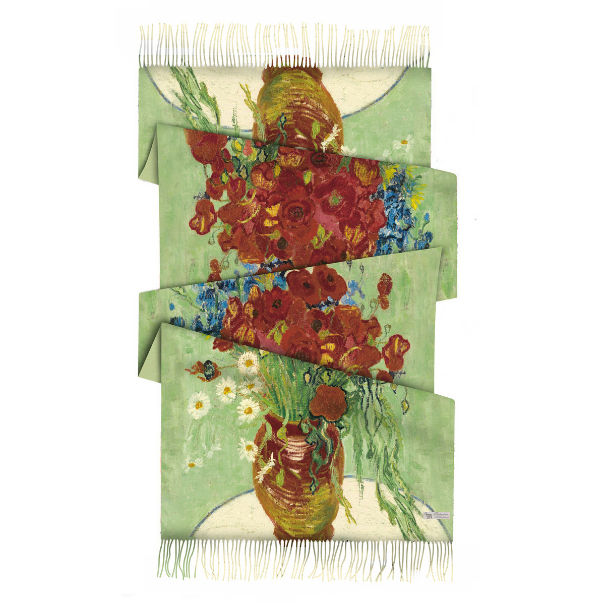 Van gogh daisies in a vase