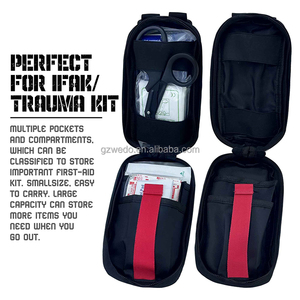 Pochette Médicale IFAK Légère 1000D Découpée au Laser, Vente en Gros OEM, Sac Tactique MOLLE d'Extérieur pour Tourniquet et Ciseaux de Trauma - Product Image 4