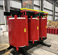 Transformateur de puissance à isolation sèche en résine époxy MingZheng SCB14 200 kVA 10 kV/400 V pour extérieur, dissipation thermique supérieure