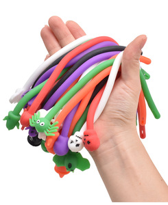 CHENXI Halloween 20*3.3cm Bracelet extensible mignon en ficelle, décorations de fête, citrouilles, fantômes, jouets à presser, pour les 5 ans et plus, 5 à 7 ans - Product Image 2