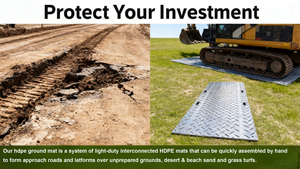 Wear Resistance Hdpe Ground Protective <strong>Mats</strong> <strong>Grass</strong> <strong>protection</strong> Matting Track Ground Guard <strong>Mats</strong> - Product Image 4