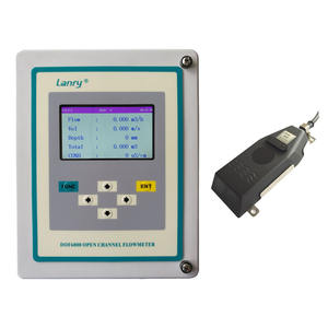 DOF6000-W wall mounted ultrasonic flow meter medidor de velocidade de fluxo de canal aberto para a água subterrânea - Product Image 1