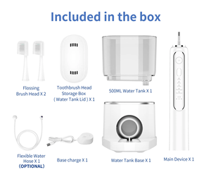 <span class=keywords><strong>Cepillo</strong></span> de dientes eléctrico portátil, hilo <span class=keywords><strong>dental</strong></span> para el hogar, aparatos de cuidado bucal, dispositivos de limpieza con alimentación USB, <span class=keywords><strong>irrigador</strong></span> sónico - Product Image 6