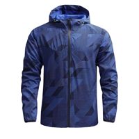 21 for Cross-Border Blouson bomber homme de printemps léger, à col montant, décontracté, à séchage rapide, coupe-vent, pour sports de plein air