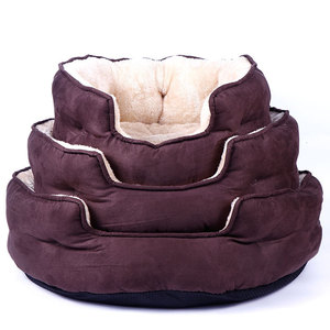 Cama lavable para perros en Europa y América, cama para gatos redonda para interiores, cama redonda para mascotas para cachorros y gatitos - Product Image 3