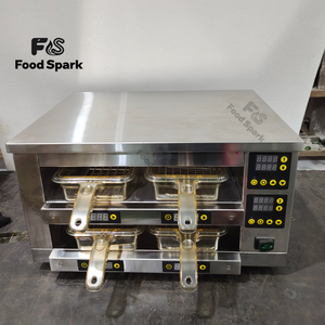 Sanayi otomatik fabrika iyi fiyat taşınabilir Hamburg isıtıcı <span class=keywords><strong>2</strong></span> güverte 6 tepsiler Hamburg isıtıcı ile LCD ekran - Product Image 4