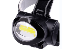 Lampe frontale LED à piles sèches, vente chaude, ABS, phare de forêt, lampe torche LED, lampe frontale
