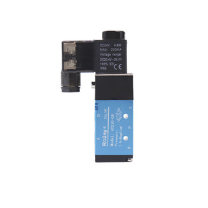 Válvula Solenoide Neumática 4V110-06, 2 Posiciones, 5 Vías, 220V, Válvula de Control de Aire, Rosca Externa, Acero Aleado - Product Image 2