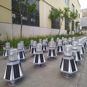 Feux d'obstruction aérienne à LED solaires, <span class=keywords><strong>balise</strong></span> de navigation, bouée, signal clignotant, lanterne marine, lampes d'avertissement - Product Image 4