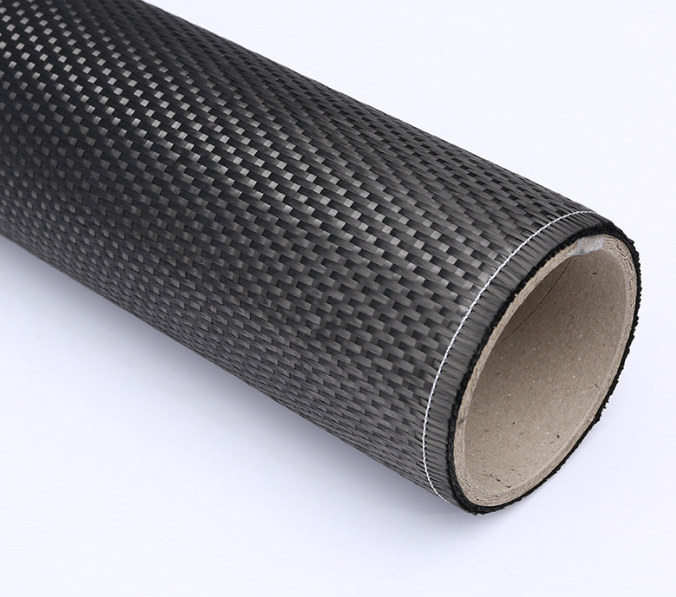 Waterproof Anti-Static High Strength Low Weight Carbon Fiber Industrial Woven Fabric 200C Working Temperature