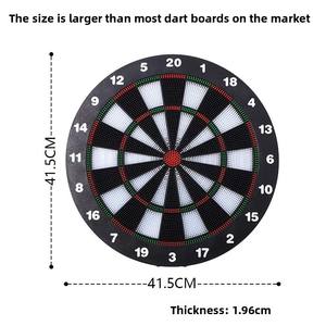 <span class=keywords><strong>Cible</strong></span> de fléchettes en plastique de sécurité 16 pouces pour la famille, les fêtes, les clubs, la maison, l'intérieur, l'extérieur, le camping et les voyages - Product Image 4