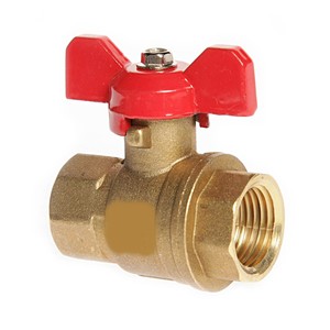 Válvula de bola de latón forjado de 1/2"–1" con rosca BSP PN16 para control de agua, gas y aceite en uso industrial y plomería - Product Image 3