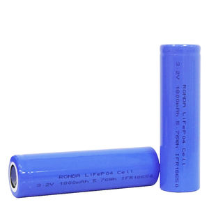 Doğrudan satış üreticisi Ronda 3.2V a-sınıfı <span class=keywords><strong>Lifepo4</strong></span> silindirik lityum iyon batarya acil ışık 18650-1800mAh pil - Product Image 6