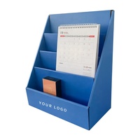 Présentoir en papier carton personnalisé Stand/Rack/étagères/cas pour boutique 3 ou 4 niveaux ondulé affichage bacs brochure/porte-revues