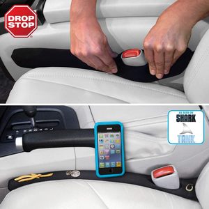 Organisateur de console de voiture universel populaire pour l'espace entre les sièges, lot de 2, extensible avec fentes, accessoire pour combler les espaces - Product Image 2