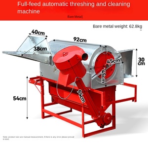 Nouvelle machine à battre et à nettoyer le riz entièrement automatique 2025, batteuse à riz domestique, récolte du riz, sorgho, colza, 115 kg, 220 V - Product Image 6