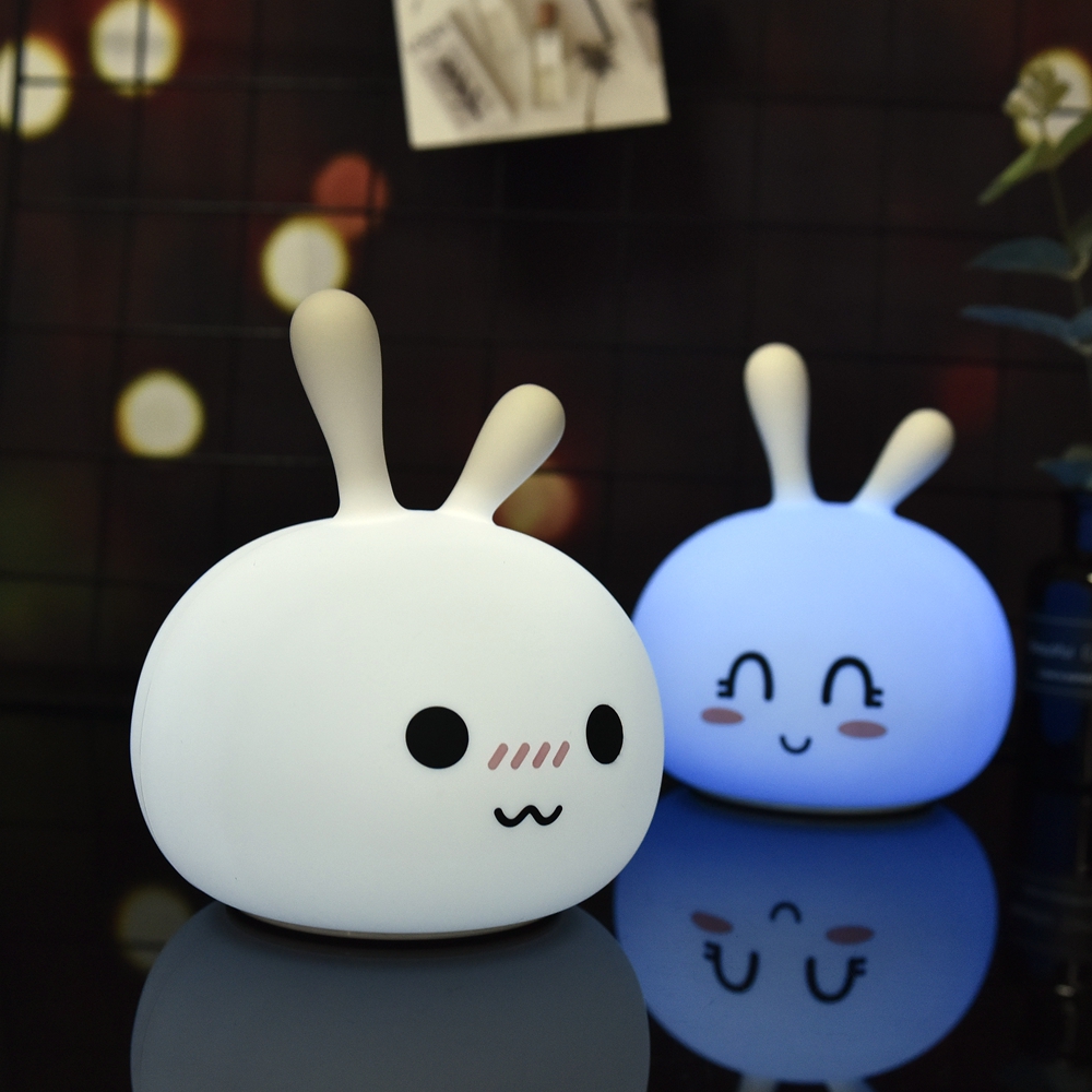 Usb мультфильм Смарт изменение ребенка кролик ночник