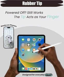 Stylo <span class=keywords><strong>Apple</strong></span> 2 en 1 actif et capacitif, charge rapide pour <span class=keywords><strong>iPad</strong></span> <span class=keywords><strong>Apple</strong></span> 10e/11e génération / Pro 11/12.9'' / Air 3/4/5/6/7 mini 5/6 - Product Image 5