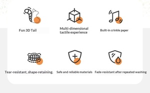 Libro <span class=keywords><strong>de</strong></span> tela transfronterizo superventas <span class=keywords><strong>para</strong></span> bebés <span class=keywords><strong>de</strong></span> 0 <span class=keywords><strong>a</strong></span> 3 <span class=keywords><strong>a</strong></span>ños, juguete <span class=keywords><strong>de</strong></span> animales tridimensional <span class=keywords><strong>de</strong></span> poliéster resistente <span class=keywords><strong>a</strong></span> desgarros, libro temprano. - Product Image 6