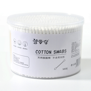 Fábrica 500 Piezas Personalizadas con Logotipo, Bastoncillos de Algodón de Doble Punta, Palitos de Bambú de Alta Calidad para Limpieza de Oídos y Herramienta de Maquillaje - Product Image 5
