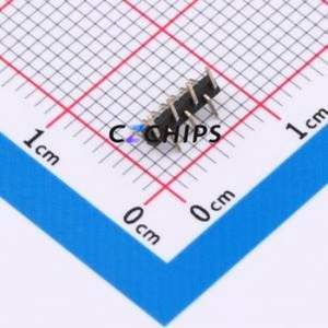 A100UL-WD07P Pin Header SMD,P=1mm Connector ( Pin Structure: 1x7P )( Pitch: 1mm )( Round Pin / Square Pin: Pin Header ) - Product Image 2
