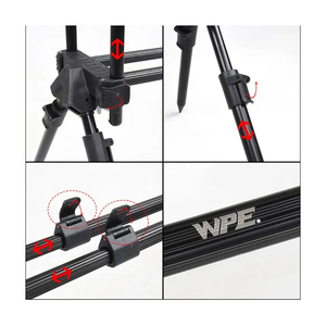 Venta al por mayor de aluminio <span class=keywords><strong>3</strong></span> vaina de caña de pescar para 1 caña de pesca de carpa vaina de caña de pescar para carpa - Product Image 2