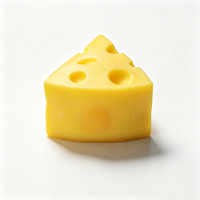 Jouet sensoriel anti-stress et de compression en forme de morceaux de fromage moelleux transfrontalier