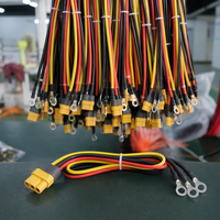 MR30 Batteriekabel 3-Pin-Stecker auf Rundringkabelschuh 18AWG Flexibles Silikon-Solarkabel Batterie-Verbindungskabel