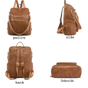 <span class=keywords><strong>Sac</strong></span> à bandoulière classique en PU de grande capacité, <span class=keywords><strong>sac</strong></span> d'école de grande capacité, nouvelle marque <span class=keywords><strong>2023</strong></span>, Design <span class=keywords><strong>tendance</strong></span>, <span class=keywords><strong>sac</strong></span> à dos à la mode pour femmes - Product Image 3