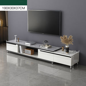 Шкаф для телевизора, простые современные подставки для телевизора небольшого размера, журнальный столик, сланцовый свет, роскошный пол, выдвижные металлические ножки, шкаф для телевизора - Product Image 1