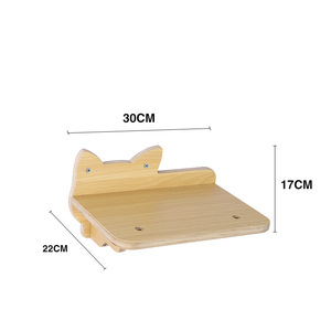 Pet Wall-mounted Climbing Shelf Set <strong>Kitten</strong> Perch Cat Wall Shelves With <strong>Scratching</strong> <strong>Post</strong> Jumping Cat Platform Hammock - Product Image 4