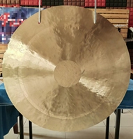 Good Quality Handcrafted Chinese Wind Gong With C Type Gong Stand for Sound Healing